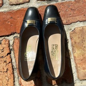 Vintage Ferragamo Kitten Heels